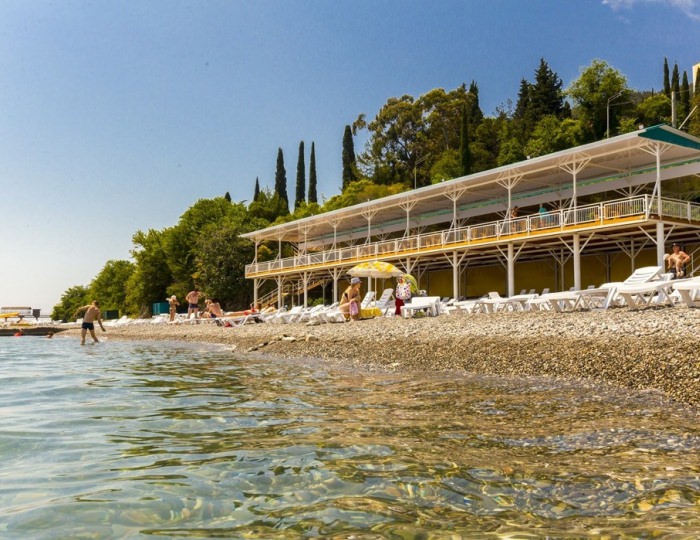 Оборудованный пляж - Пансионат «Багрипш»