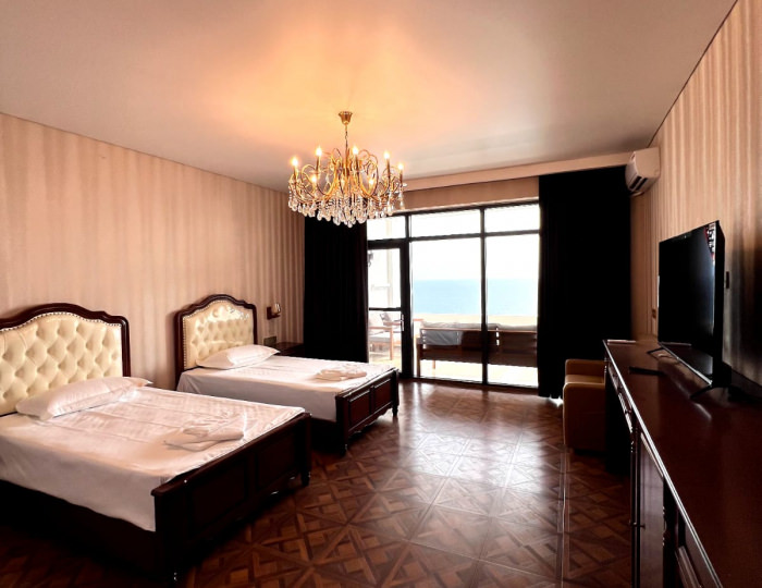 Делюкс 2-местный 1-комнатный (со стороны моря) корпус Адель - Пансионат «Багрипш»