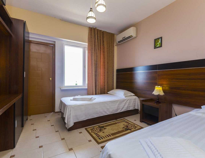 Стандартный 2-местный 1-комнатный (со стороны моря). Основной корпус. - Пансионат «Багрипш»